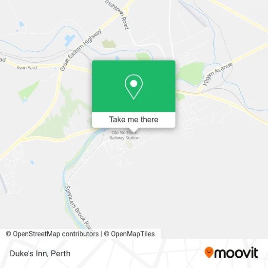 Duke's Inn map