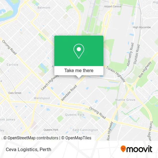 Mapa Ceva Logistics