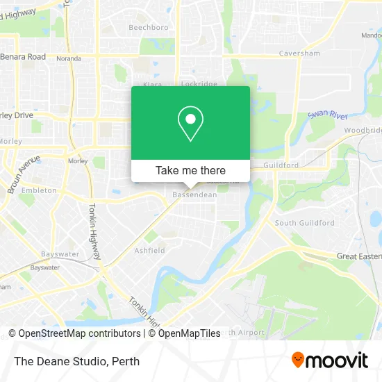 Mapa The Deane Studio