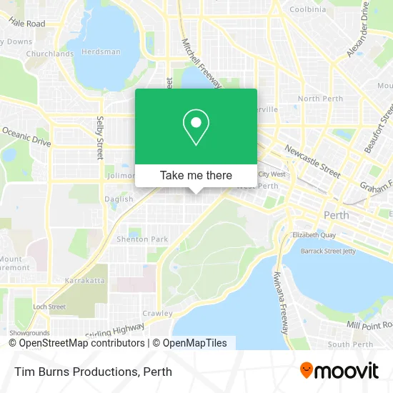 Mapa Tim Burns Productions