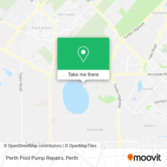 Perth Pool Pump Repairs map