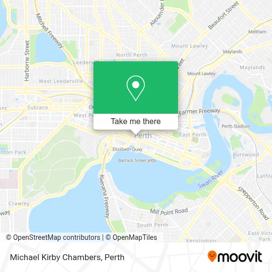 Mapa Michael Kirby Chambers