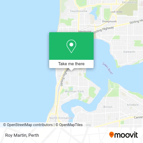 Mapa Roy Martin