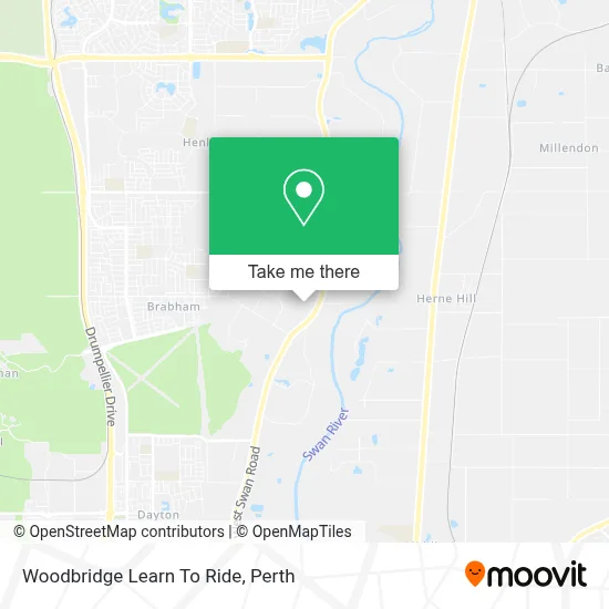 Mapa Woodbridge Learn To Ride