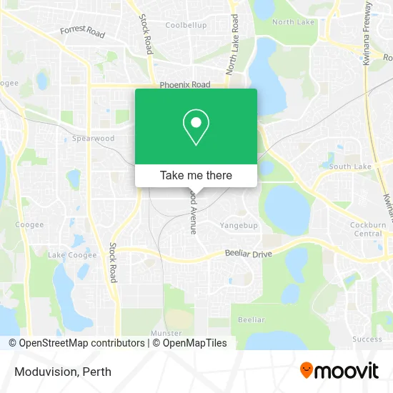 Moduvision map