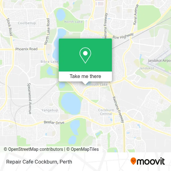 Mapa Repair Cafe Cockburn