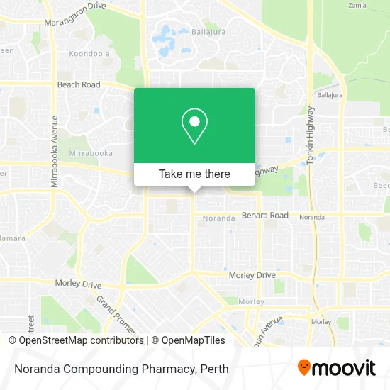 Mapa Noranda Compounding Pharmacy