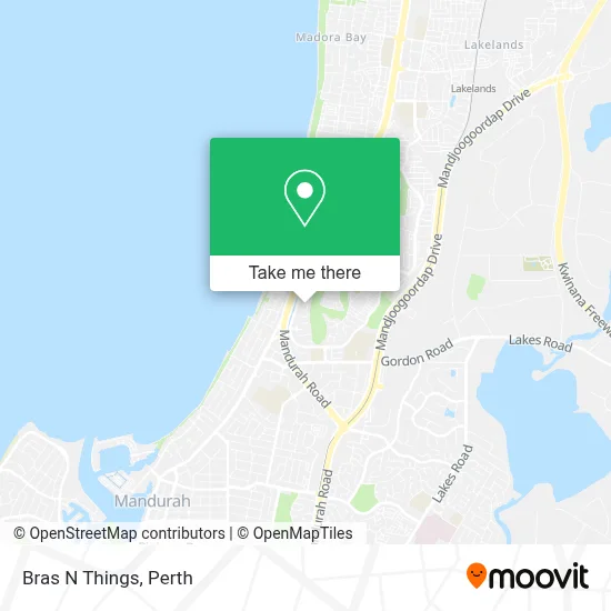 Bras N Things map