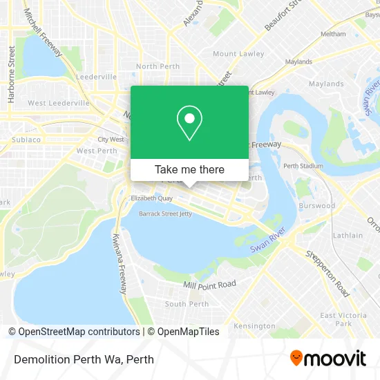 Mapa Demolition Perth Wa