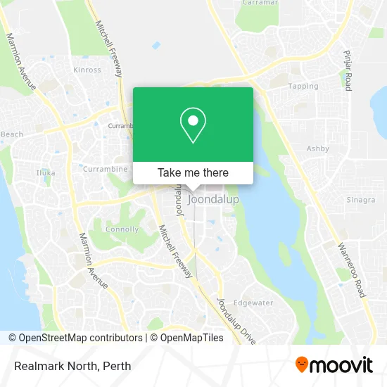 Mapa Realmark North