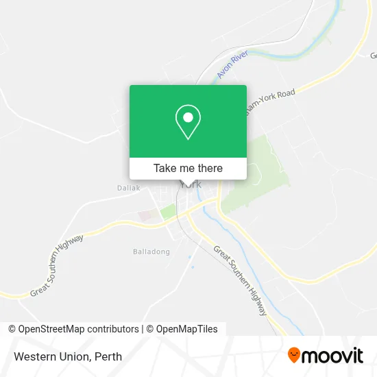 Mapa Western Union