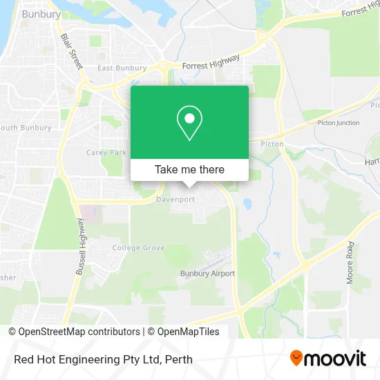 Mapa Red Hot Engineering Pty Ltd
