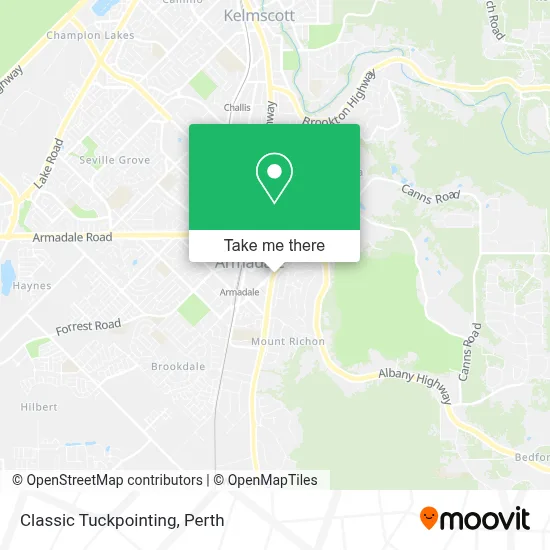 Mapa Classic Tuckpointing