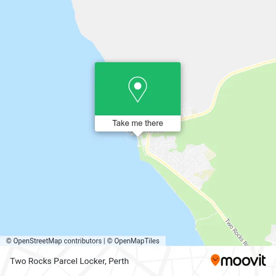 Mapa Two Rocks Parcel Locker