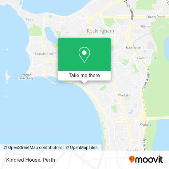 Mapa Kindred House