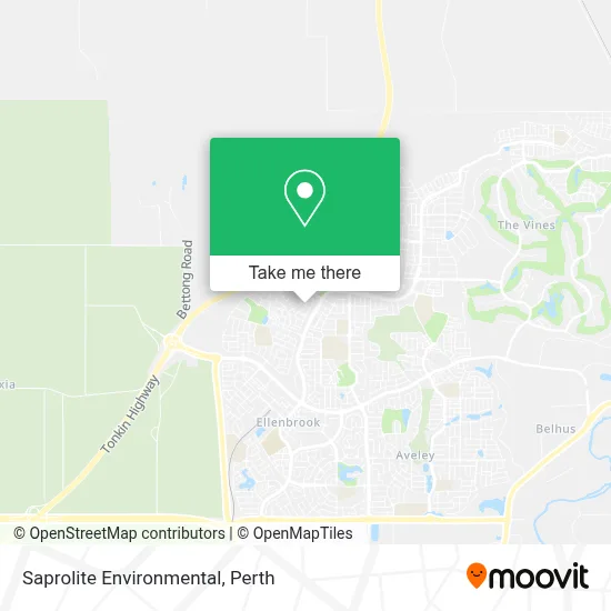 Mapa Saprolite Environmental