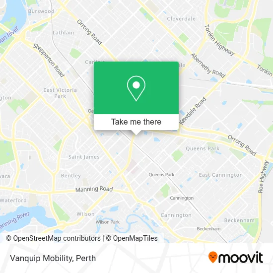 Mapa Vanquip Mobility