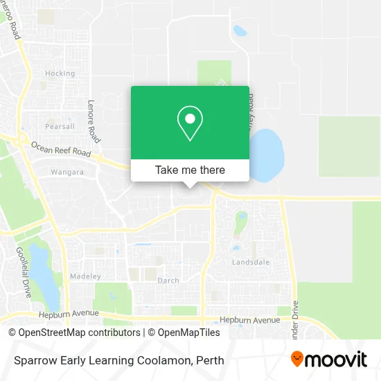 Mapa Sparrow Early Learning Coolamon