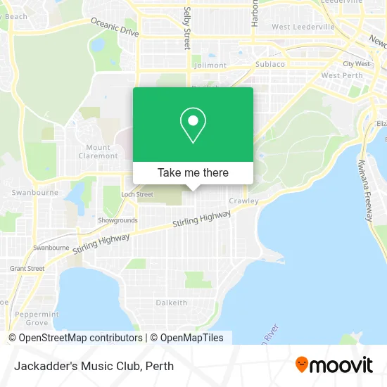 Mapa Jackadder's Music Club
