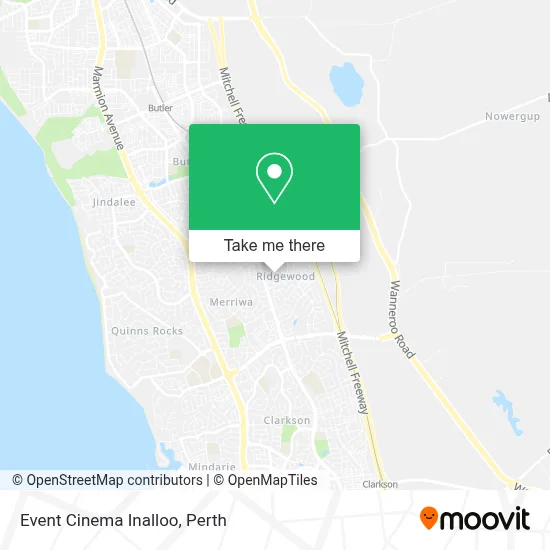 Mapa Event Cinema Inalloo