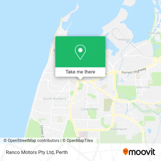 Mapa Ranco Motors Pty Ltd