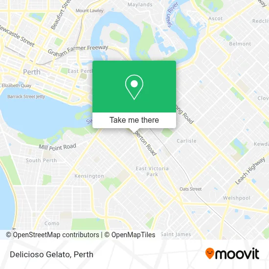 Mapa Delicioso Gelato