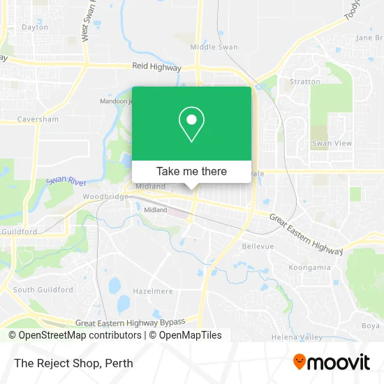 Mapa The Reject Shop