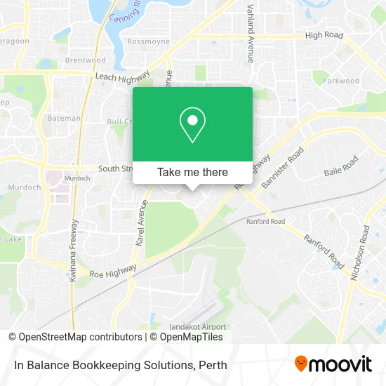 In Balance Bookkeeping Solutions map