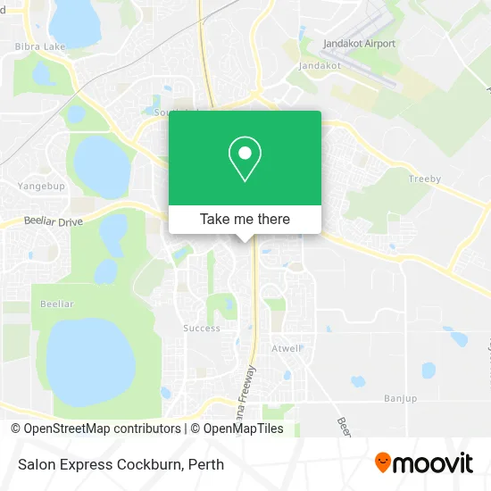 Mapa Salon Express Cockburn