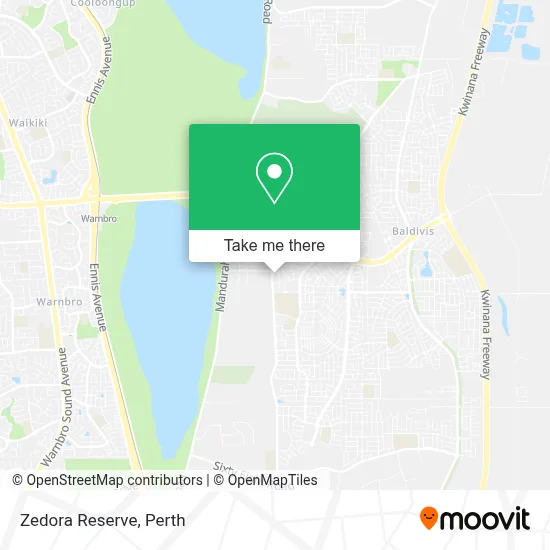 Mapa Zedora Reserve