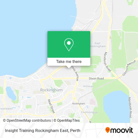 Mapa Insight Training Rockingham East