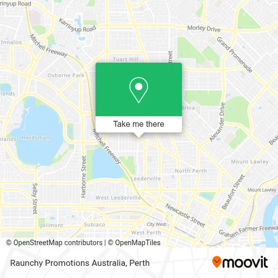Mapa Raunchy Promotions Australia