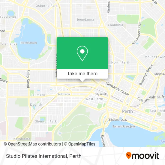 Mapa Studio Pilates International