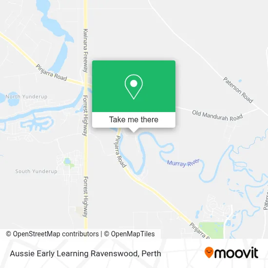 Mapa Aussie Early Learning Ravenswood