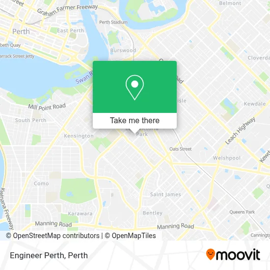 Mapa Engineer Perth