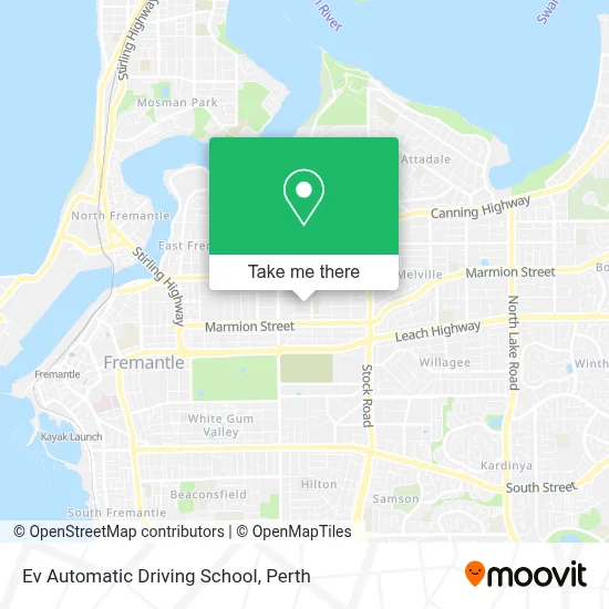 Mapa Ev Automatic Driving School