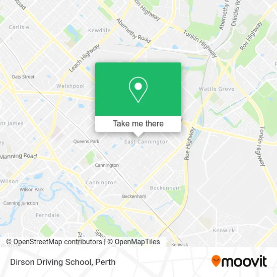 Mapa Dirson Driving School