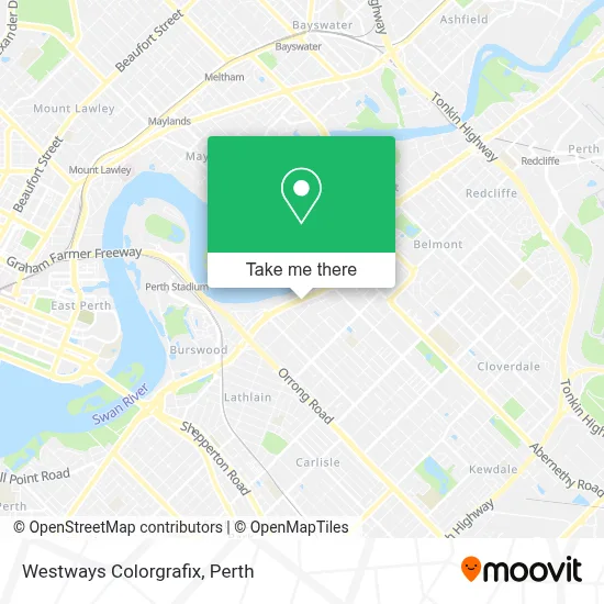 Mapa Westways Colorgrafix