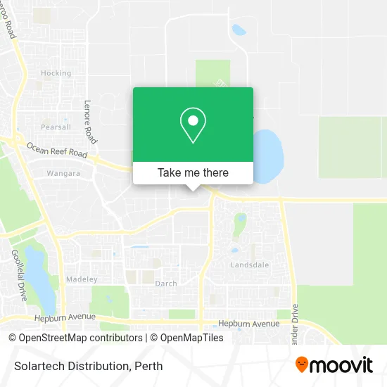 Solartech Distribution map