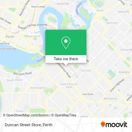 Mapa Duncan Street Store