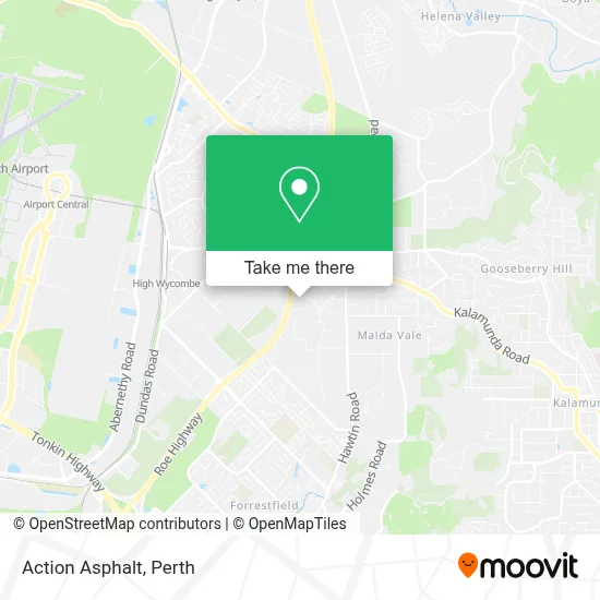 Mapa Action Asphalt