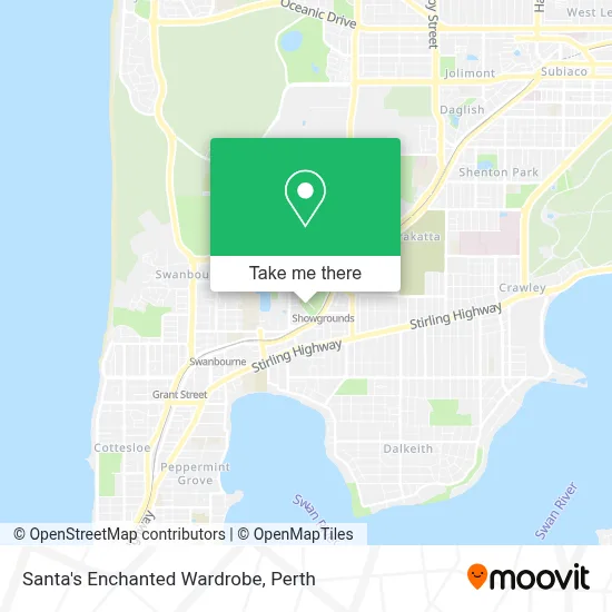 Mapa Santa's Enchanted Wardrobe