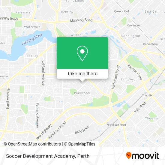 Mapa Soccer Development Academy