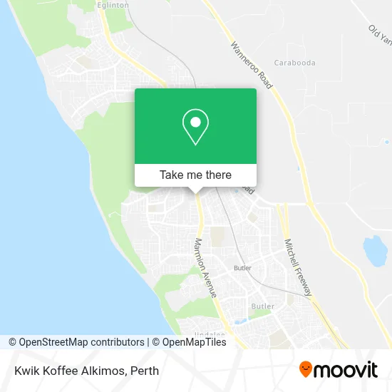 Mapa Kwik Koffee Alkimos