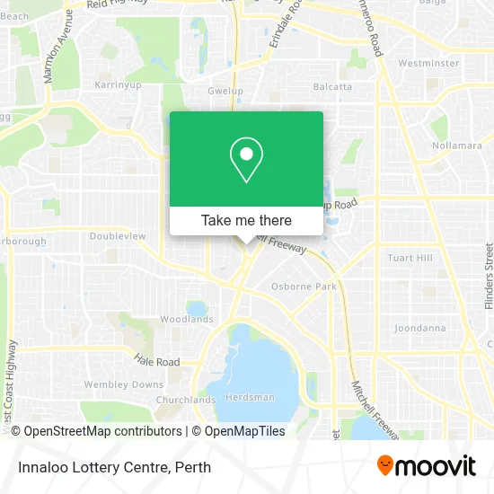 Mapa Innaloo Lottery Centre