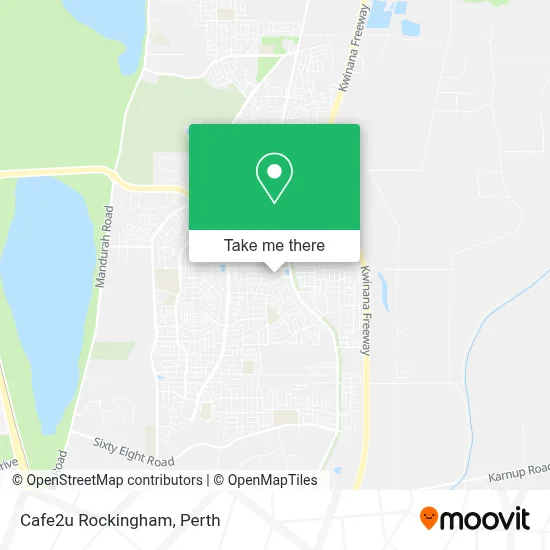 Cafe2u Rockingham map