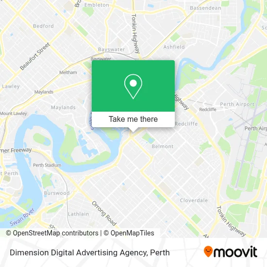 Mapa Dimension Digital Advertising Agency