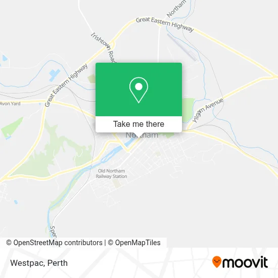 Mapa Westpac