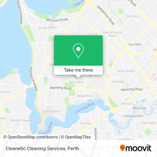 Mapa Cleanetic Cleaning Services