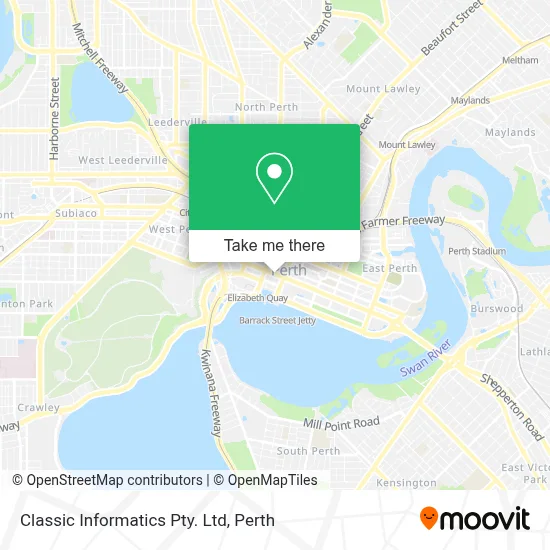 Mapa Classic Informatics Pty. Ltd